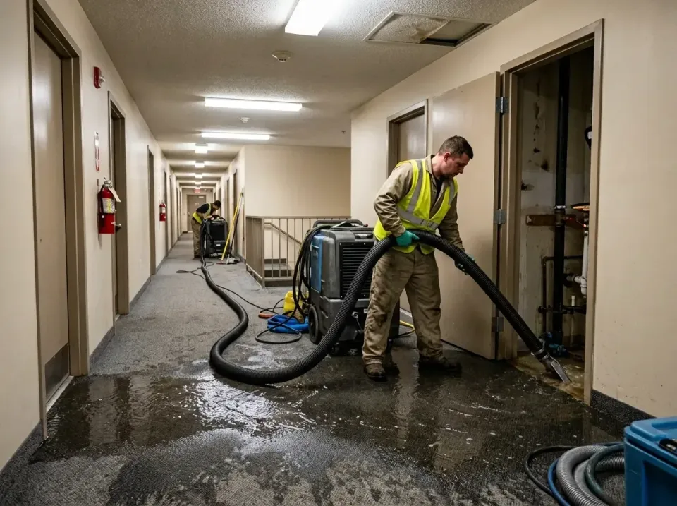multi-unit-apartment-hallway-f-005 — frequently asked questions, Emergency Burst Pipe Water Extraction & Removal in Gatesvil…